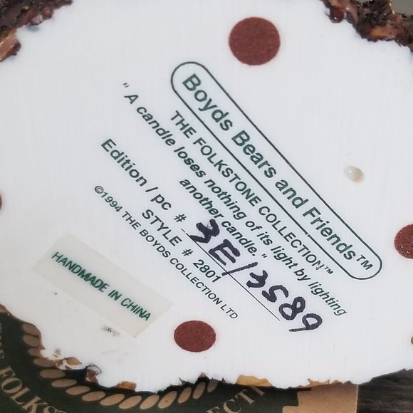 Boyds Bears Folkstone Collection Figurine - Picture 5 of 5